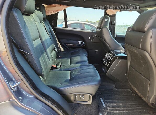 SALGS5FE8HA367302 2017 LAND ROVER RANGE Gray უკანა სალონის ხედი