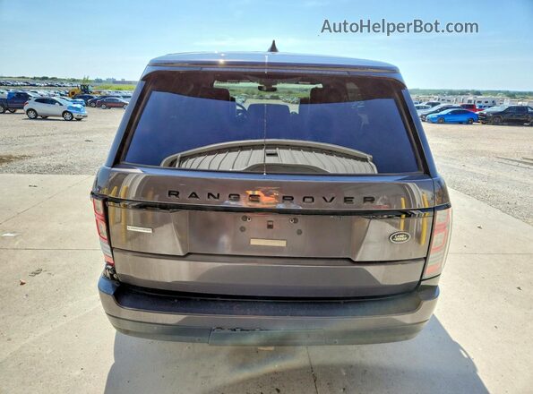 SALGS5FE8HA367302 2017 LAND ROVER RANGE Gray უკანა ხედი