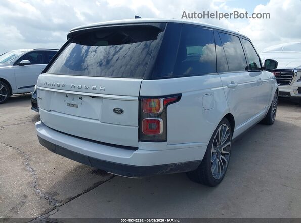 SALGS5RE2KA535227 2019 LAND ROVER RANGE ROVER White უკანა მარჯვენა