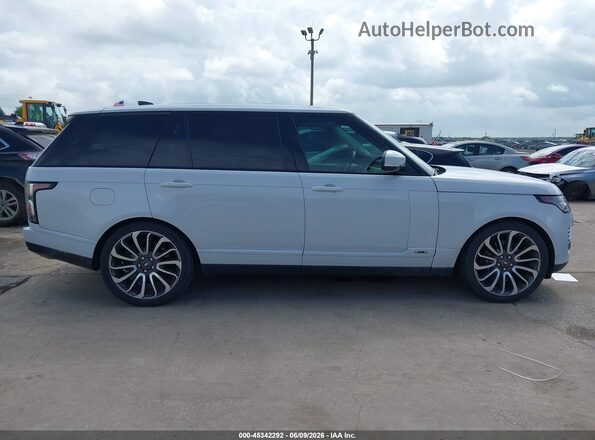 SALGS5RE2KA535227 2019 LAND ROVER RANGE ROVER White უკანა სალონის ხედი