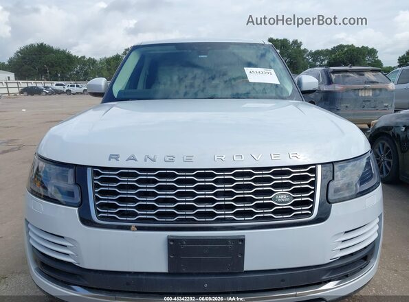 SALGS5RE2KA535227 2019 LAND ROVER RANGE ROVER White ხელსაწყოთა პანელის ხედი