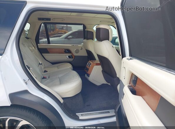 SALGS5RE2KA535227 2019 LAND ROVER RANGE ROVER White VIN კოდის სტიკერის ხედი
