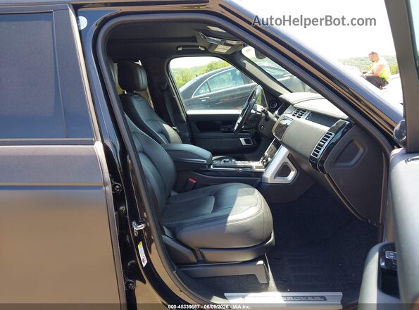 SALGS5RE4KA547878 2019 LAND ROVER RANGE ROVER Black Vista interior delantera