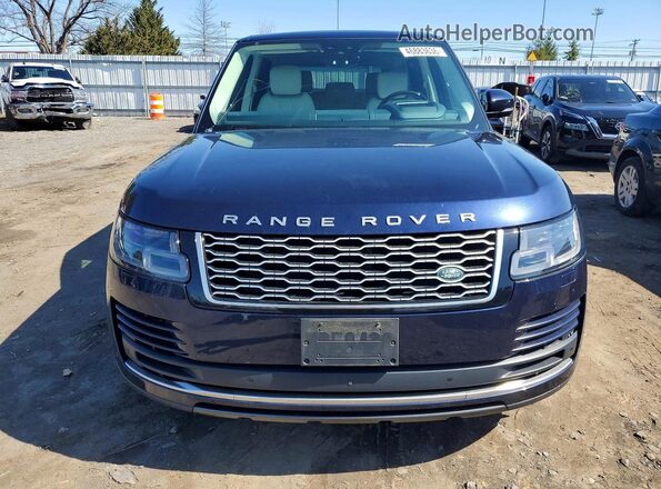 SALGS5RE5JA394216 2018 LAND ROVER RANGE Синий Вид спереди