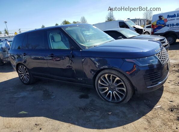 SALGS5RE5JA394216 2018 LAND ROVER RANGE Синий Передняя правая четверть