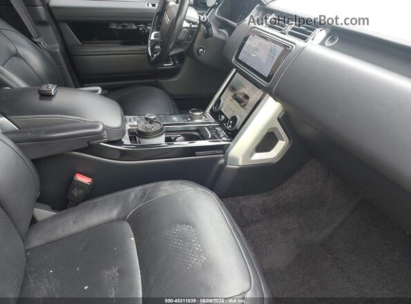 SALGS5RE5KA531494 2019 LAND ROVER RANGE ROVER Black წინა სალონის ხედი