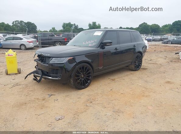 SALGS5RE5KA531494 2019 LAND ROVER RANGE ROVER Black წინა მარცხენა ხედი სამი მეოთხედიდან