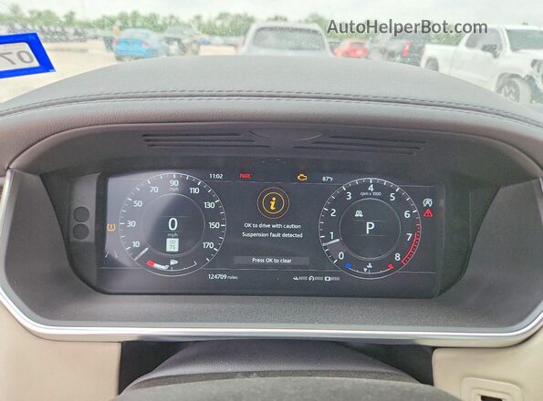SALGS5RE9KA532048 2019 LAND ROVER RANGE Black Սարքավորումների վահանակի տեսք