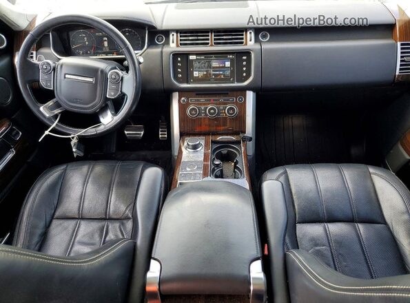 SALGV2EFXGA258063 2016 LAND ROVER RANGE Black Dashboard view