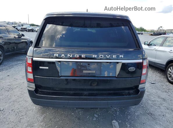 SALGV2EFXGA258063 2016 LAND ROVER RANGE Black Rear view