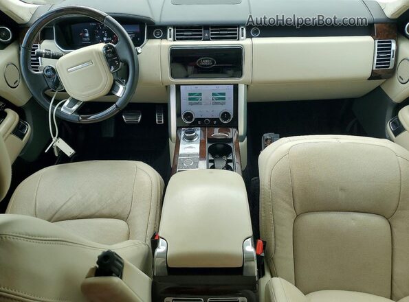 SALGV2RE1KA550016 2019 LAND ROVER RANGE Blue წინა პანელის ხედი