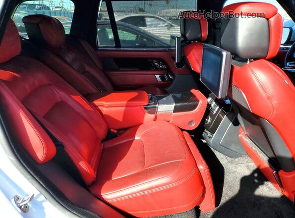 SALGV5RE3KA520727 2019 LAND ROVER RANGE White Vista interior trasera