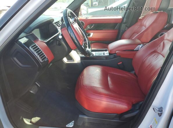 SALGV5RE3KA520727 2019 LAND ROVER RANGE White Vista interior delantera