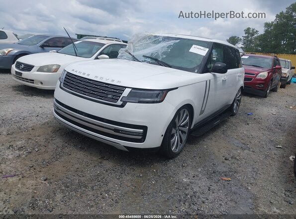 SALK1BE96SA288394 2025 LAND ROVER RANGE ROVER White Առջևի ձախ երեք քառորդ տեսարան