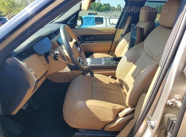 SALKP9E91SA312768 2025 LAND ROVER RANGE Gold Вид салону спереду