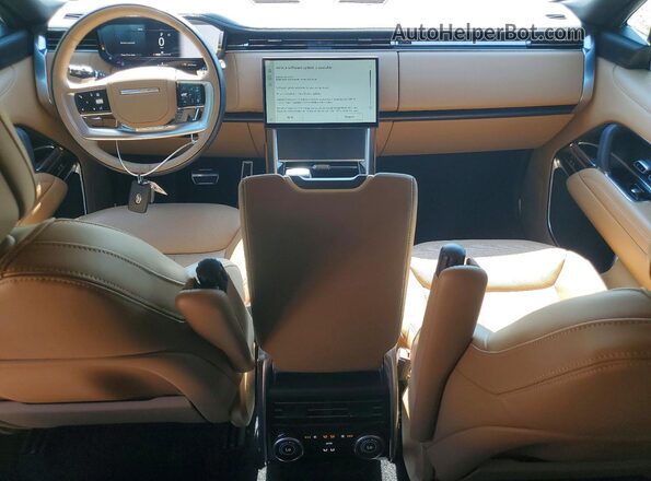 SALKP9E91SA312768 2025 LAND ROVER RANGE Gold Вид панелі приладів