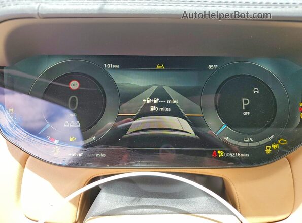 SALKP9F44SA274763 2025 LAND ROVER RANGE Gray Instrument cluster view