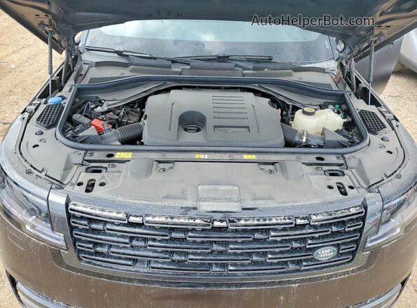 SALKP9FU2SA318159 2025 LAND ROVER RANGE Charcoal Vista del compartimento del motor