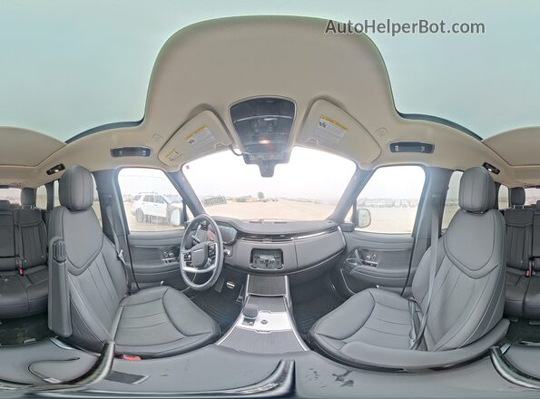 SALKP9FU2SA318159 2025 LAND ROVER RANGE Charcoal Vista interior de 360 grados