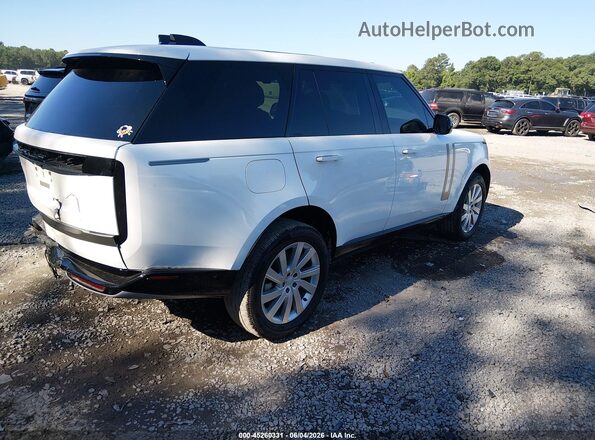 SALKP9FU5SA308659 2025 LAND ROVER RANGE ROVER Белый Задняя правая четверть
