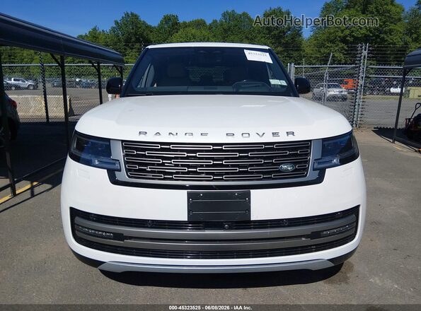 SALKP9FUXRA208518 2024 LAND ROVER RANGE ROVER White Widok zestawu wskaźników
