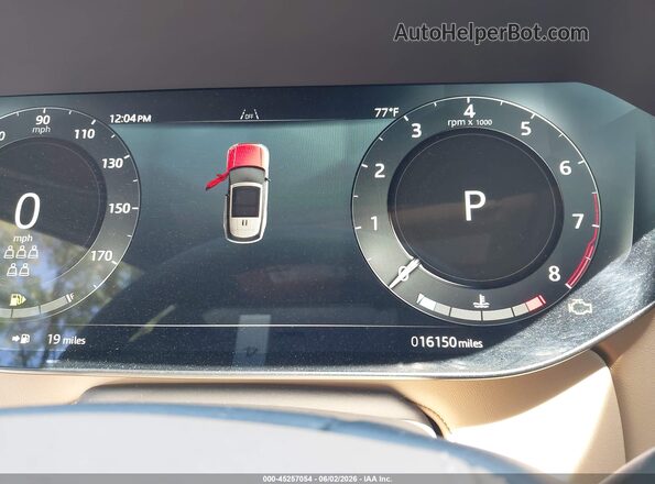 SALKPBE92SA289900 2025 LAND ROVER RANGE ROVER White 