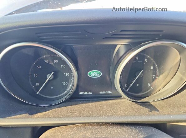 SALRG2RV0K2400654 2019 LAND ROVER DISCOVERY Gray Instrument cluster view