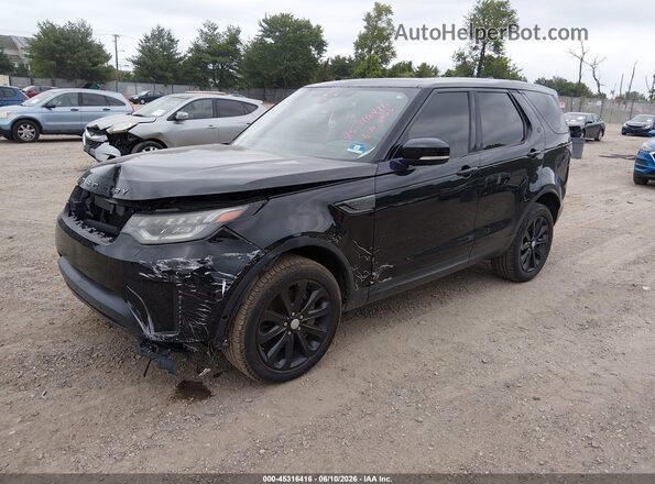 SALRG2RV2KA094577 2019 LAND ROVER DISCOVERY Black Առջևի ձախ երեք քառորդ տեսարան
