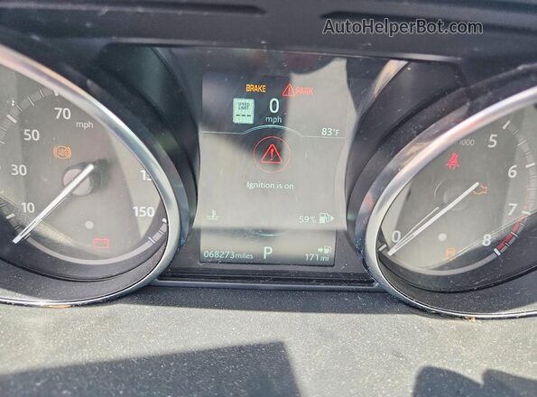 SALRG2RV3K2412703 2019 LAND ROVER DISCOVERY Black Vista del cuadro de instrumentos