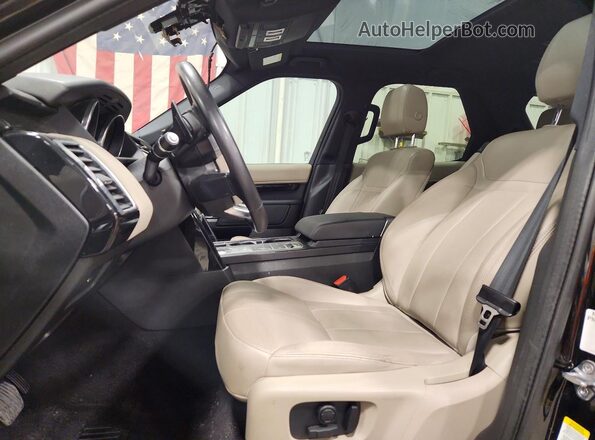 SALRG2RV8KA095314 2019 LAND ROVER DISCOVERY Black Front interior view