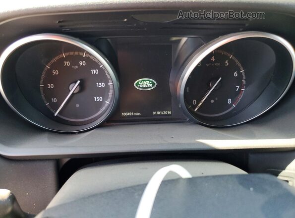 SALRG2RV9JA059520 2018 LAND ROVER DISCOVERY Black ხელსაწყოთა პანელის ხედი