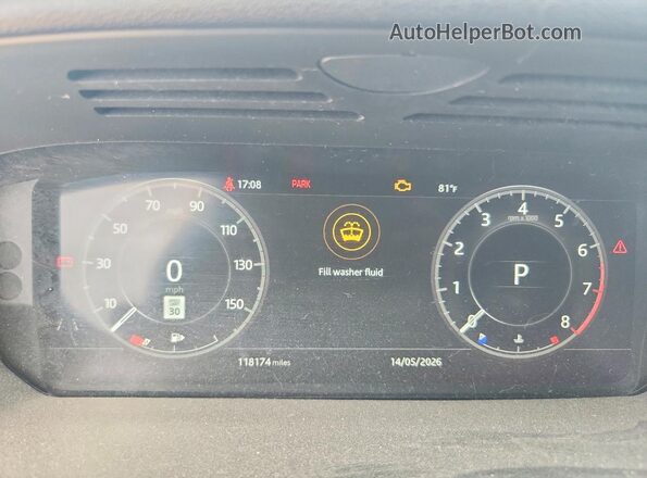 SALRG2RV9K2401530 2019 LAND ROVER DISCOVERY Black Vista del cuadro de instrumentos