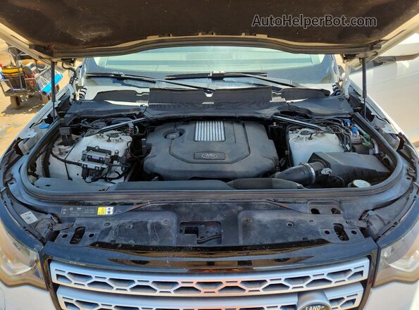 SALRHBBK8HA000174 2017 LAND ROVER DISCOVERY Белый Вид подкапотного пространства