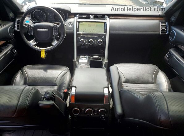 SALRHBBKXHA043950 2017 LAND ROVER DISCOVERY Gray Вид панелі приладів