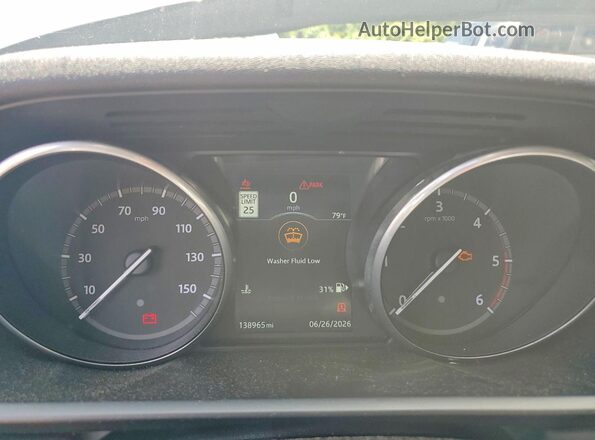 SALRHBBKXHA043950 2017 LAND ROVER DISCOVERY Gray Вид щитка приладів