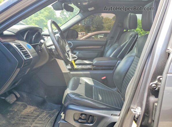 SALRHBBKXHA043950 2017 LAND ROVER DISCOVERY Gray Вид салону спереду