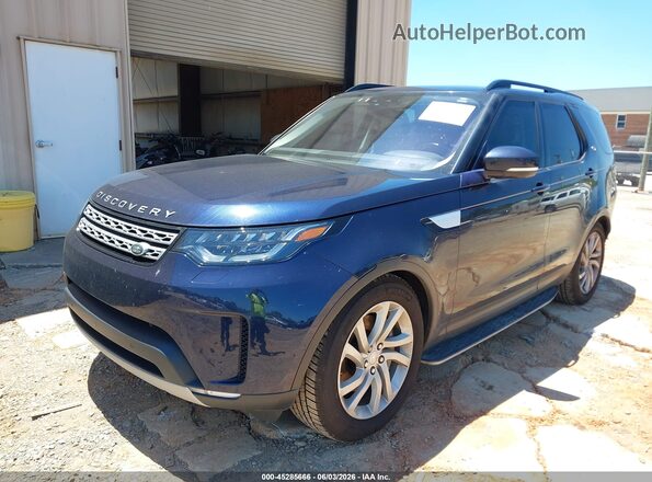 SALRR2RV1JA078248 2018 LAND ROVER DISCOVERY Dark Blue Առջևի ձախ երեք քառորդ տեսարան