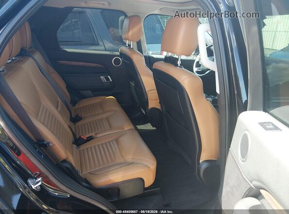SALRR2RV6JA058383 2018 LAND ROVER DISCOVERY Black Widok naklejki z numerem VIN