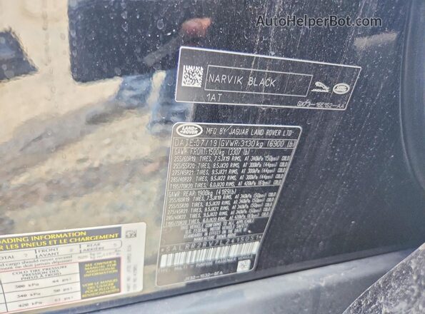 SALRR2RV7L2415051 2020 LAND ROVER DISCOVERY Black 