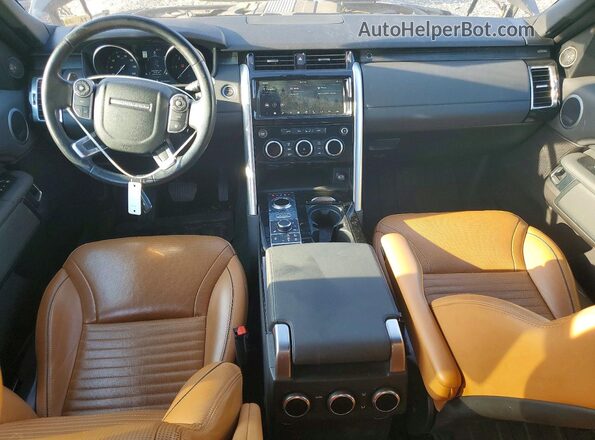 SALRRBBK3HA035332 2017 LAND ROVER DISCOVERY Black Dashboard view