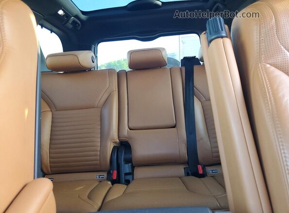 SALRRBBK3HA035332 2017 LAND ROVER DISCOVERY Black Rear seats view