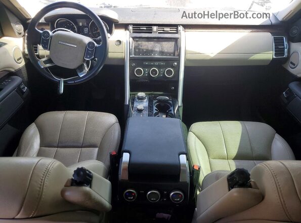 SALRRBBV1HA043617 2017 LAND ROVER DISCOVERY Gray Dashboard view
