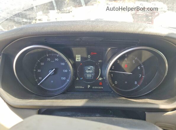 SALRRBBV1HA043617 2017 LAND ROVER DISCOVERY Gray Instrument cluster view