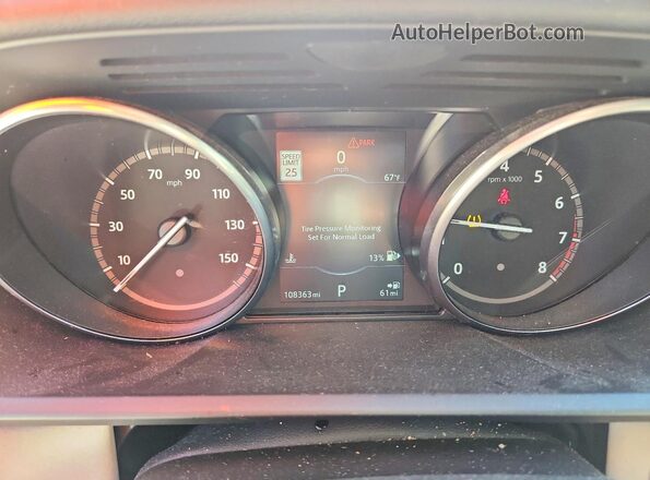 SALRRBBV8HA046451 2017 LAND ROVER DISCOVERY White Instrument cluster view