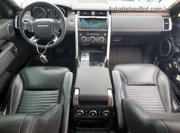 SALRRBBVXHA015587 2017 LAND ROVER DISCOVERY Black Առջևի վահանակի տեսք