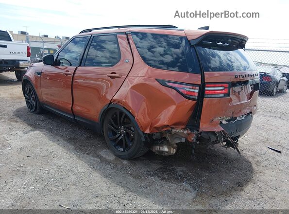 SALRT2RK9JA061074 2018 LAND ROVER DISCOVERY Оранжевый Задняя левая четверть