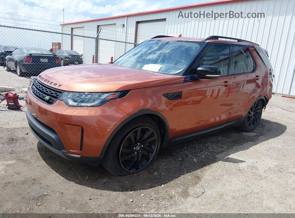 SALRT2RK9JA061074 2018 LAND ROVER DISCOVERY Оранжевый Передняя левая четверть