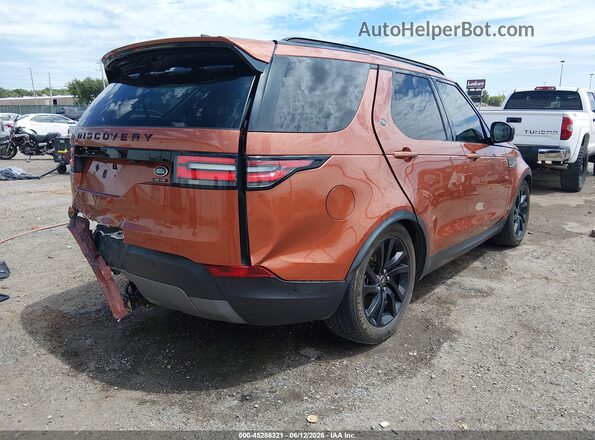 SALRT2RK9JA061074 2018 LAND ROVER DISCOVERY Оранжевый Задняя правая четверть
