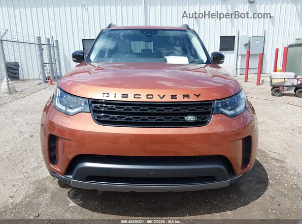 SALRT2RK9JA061074 2018 LAND ROVER DISCOVERY Оранжевый Вид щитка приборов