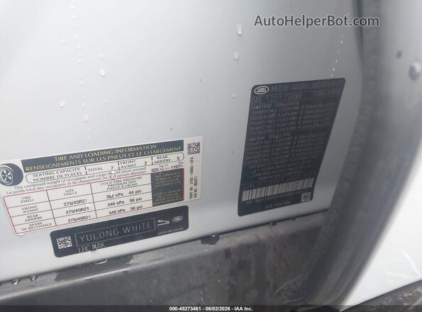 SALRT2RV1JA052671 2018 LAND ROVER DISCOVERY White Vista del compartimento del motor